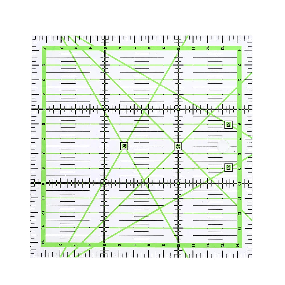 15*15 cm Transparent Quilting Sewing Patchwork Ruler