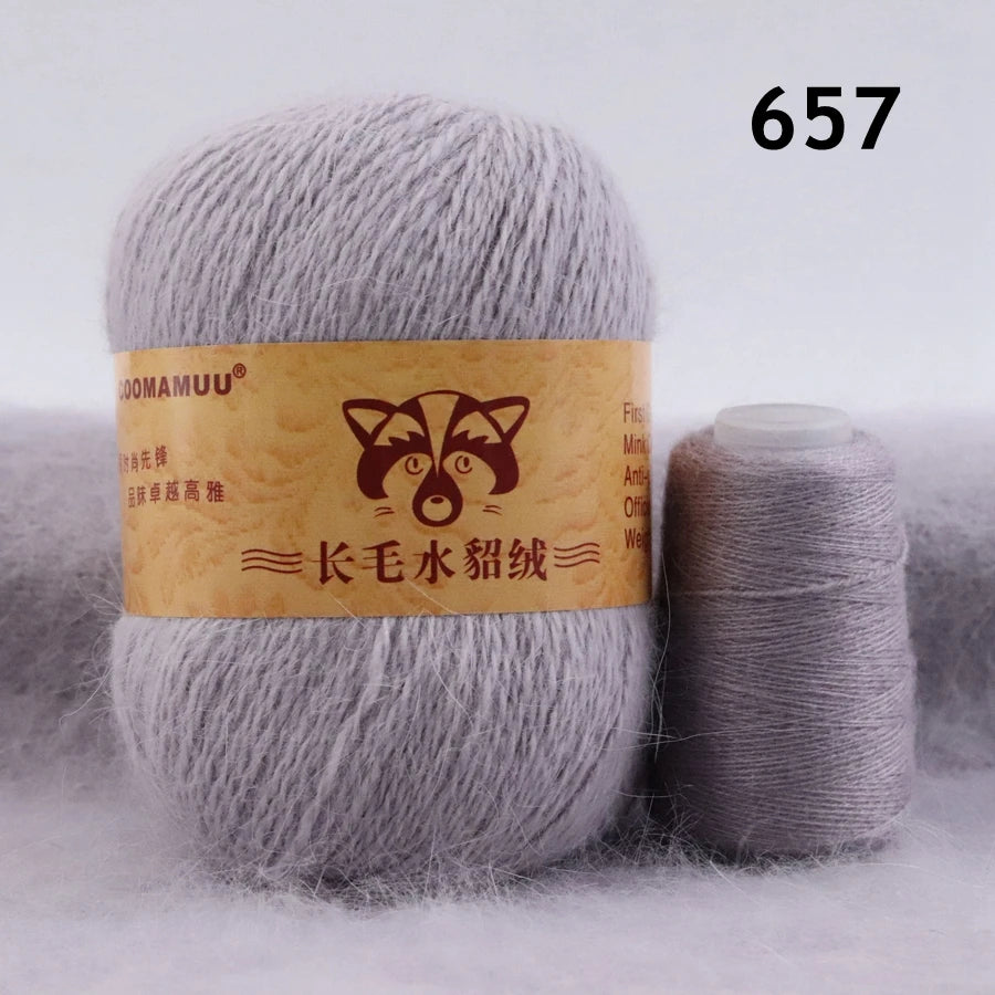 Extra Soft Plush Mink Hair Yarn