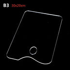 Clear Acrylic Artist Paint Mixing Palette