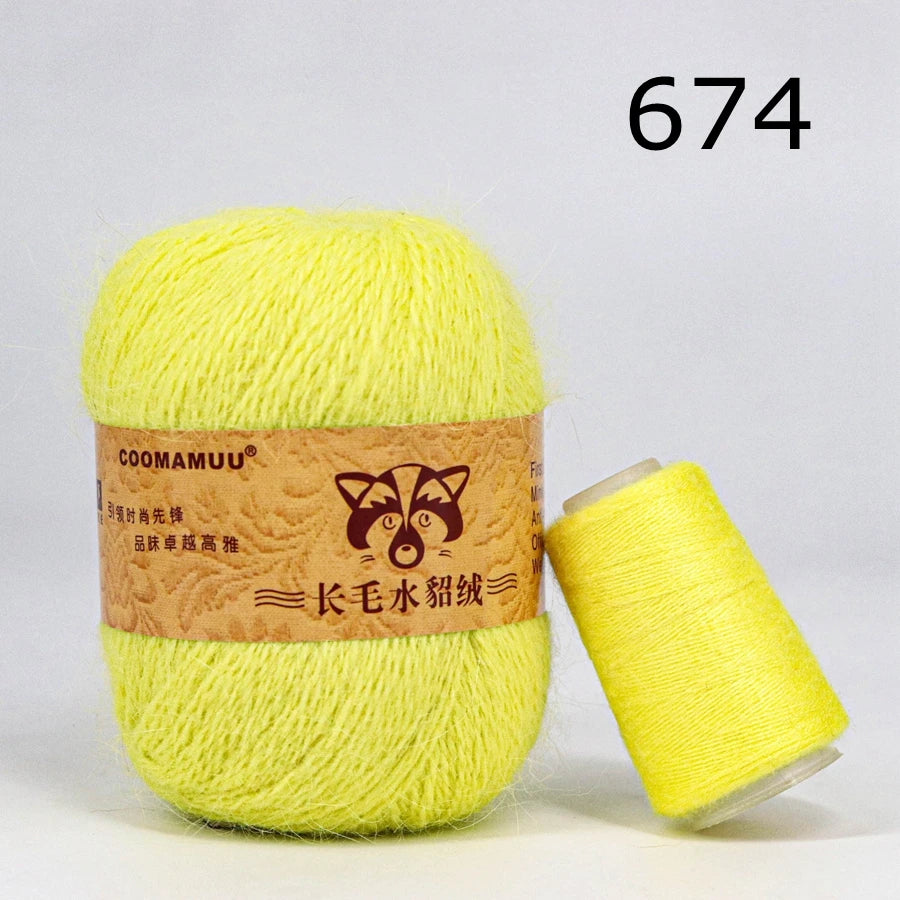 Extra Soft Plush Mink Hair Yarn