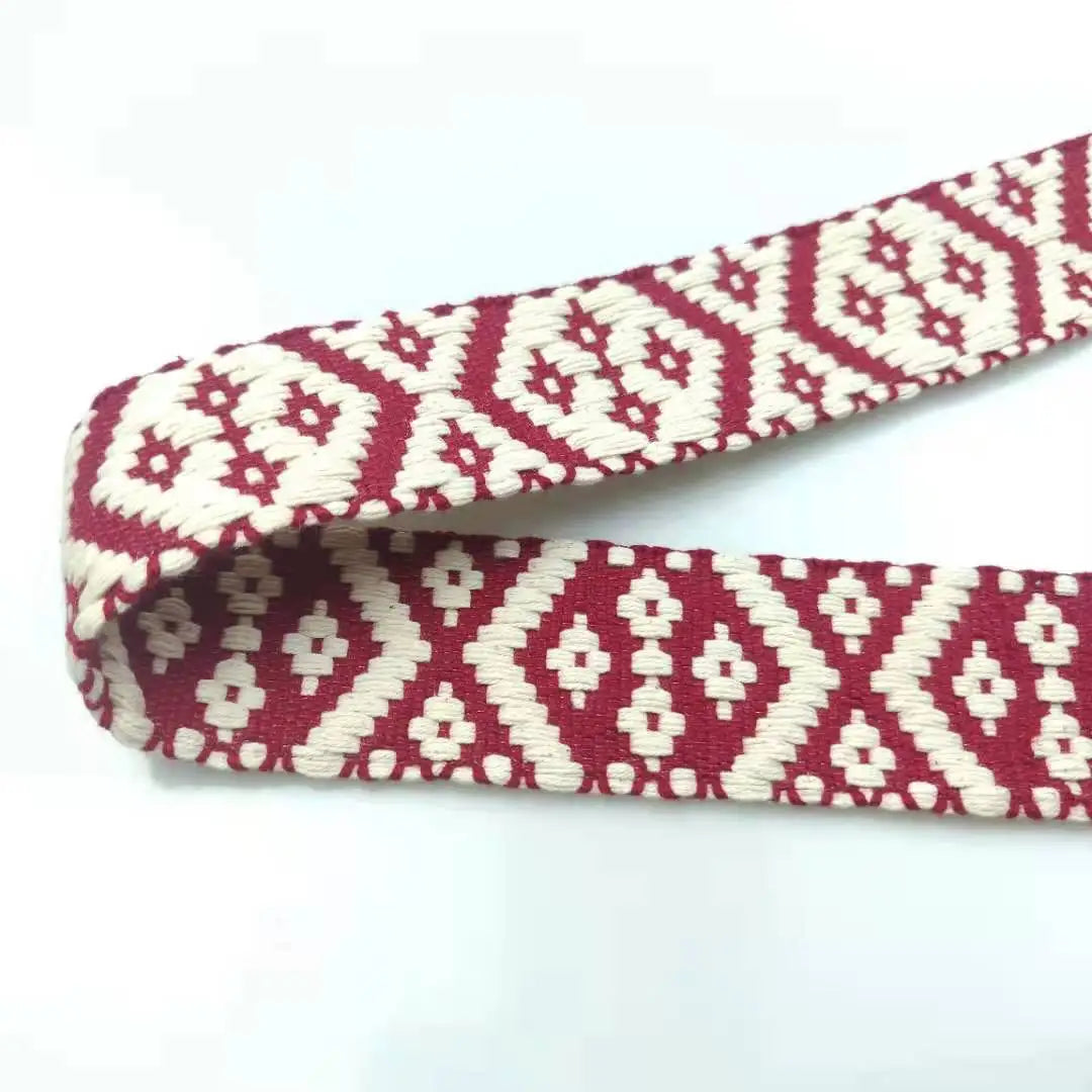 Exclusive Cotton Webbing Geometric Patterns