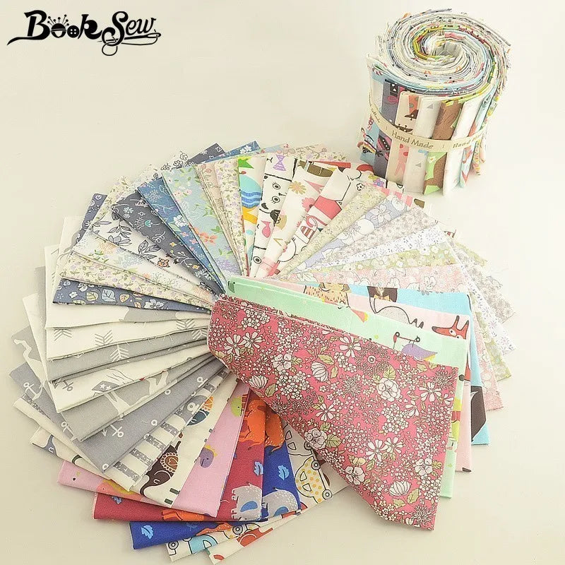 Fabric Patchwork Sewing Jelly Roll Strip 100% Cotton