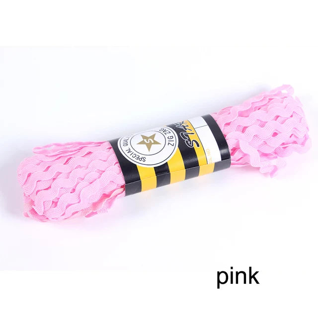 15Yards Multi-Color Terylene Ribbon Ric Rac