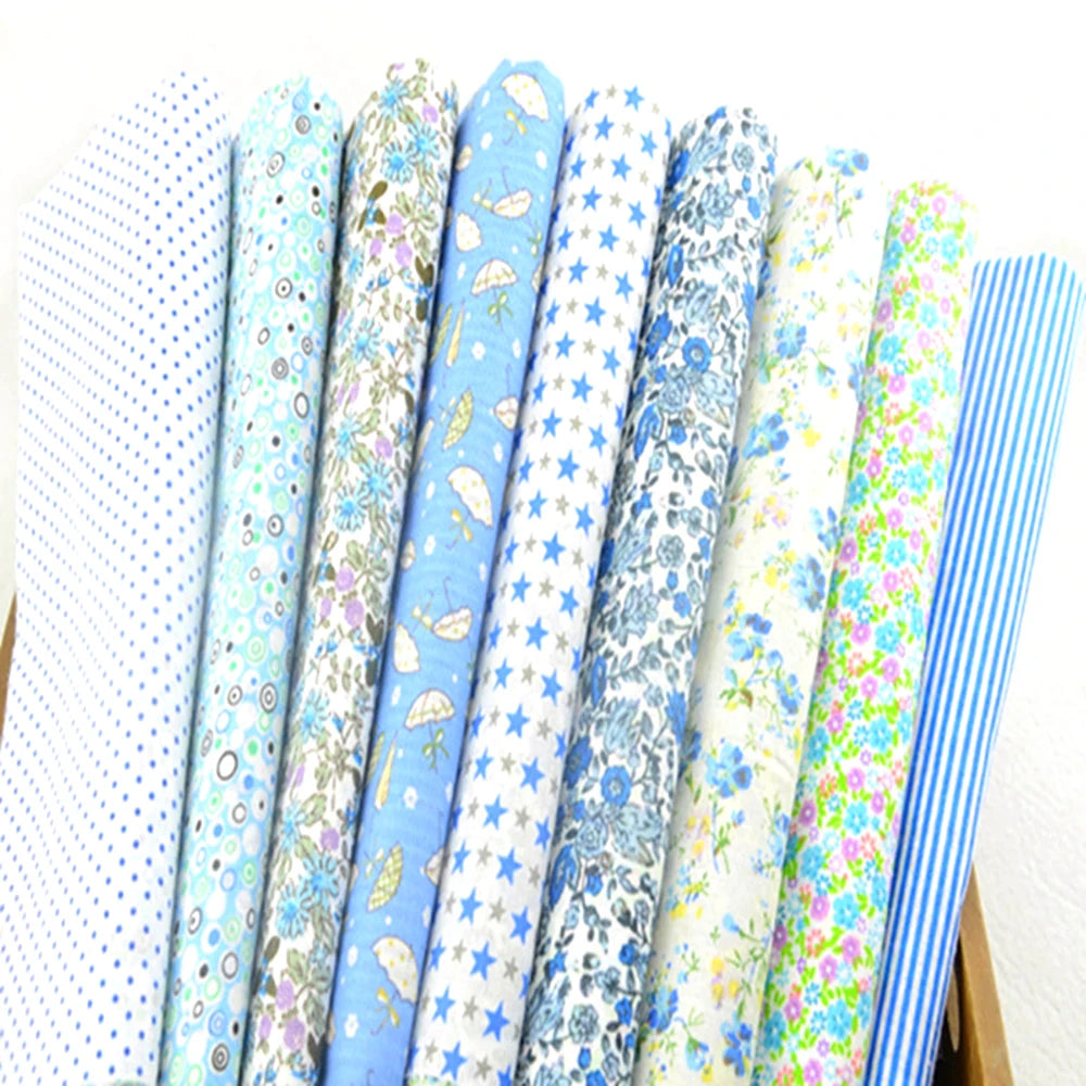 Quilting Fabric, 9/10/50 PCS 19.7x19.7 Inches Cotton Bundle Fat Quarter