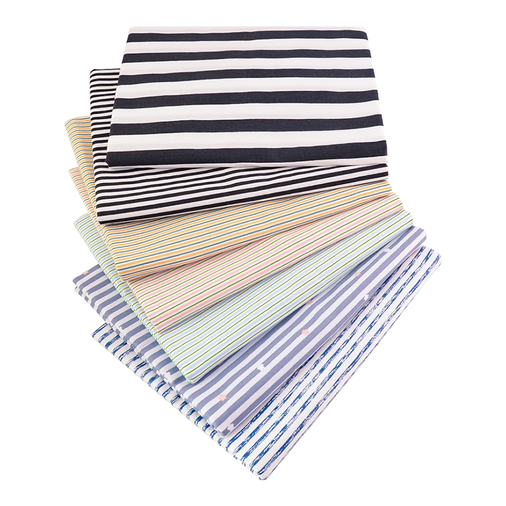 40/50*50cm 6-8 PCS Candy Color Floral Fat Quarter Fabric Bundles