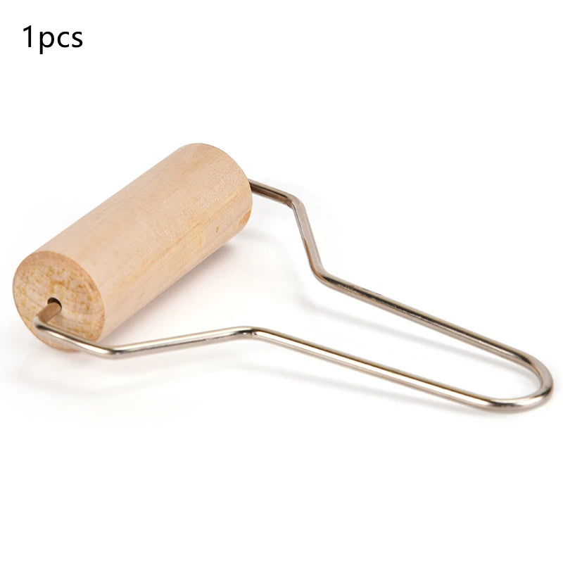 Pottery Art Solid Wooden Pushing Clay Roller