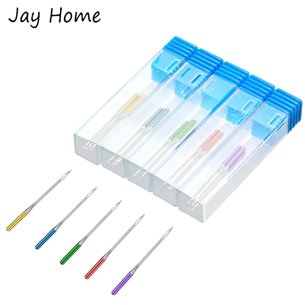 15Pcs Sewing Machine Needles 65/9 75/11 90/14 100/16 110/18