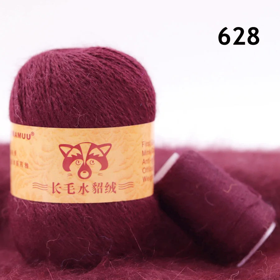 Extra Soft Plush Mink Hair Yarn