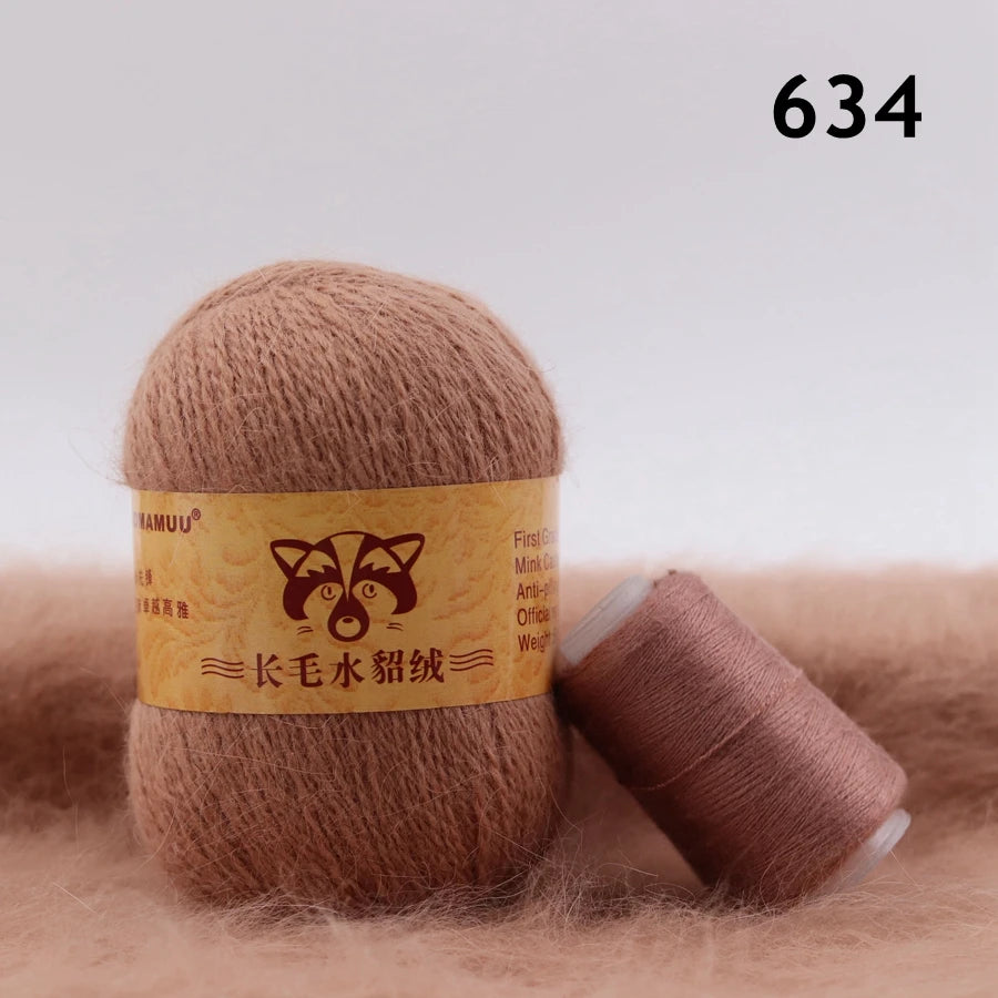 Extra Soft Plush Mink Hair Yarn