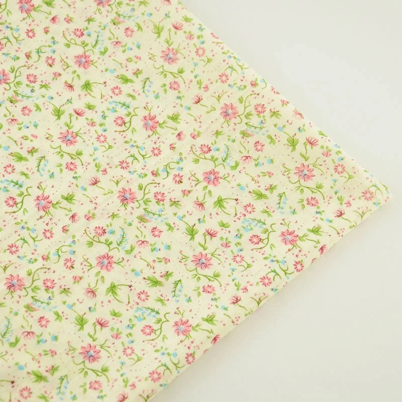 Thin Classical Flowers Design 100% Cotton Fabric