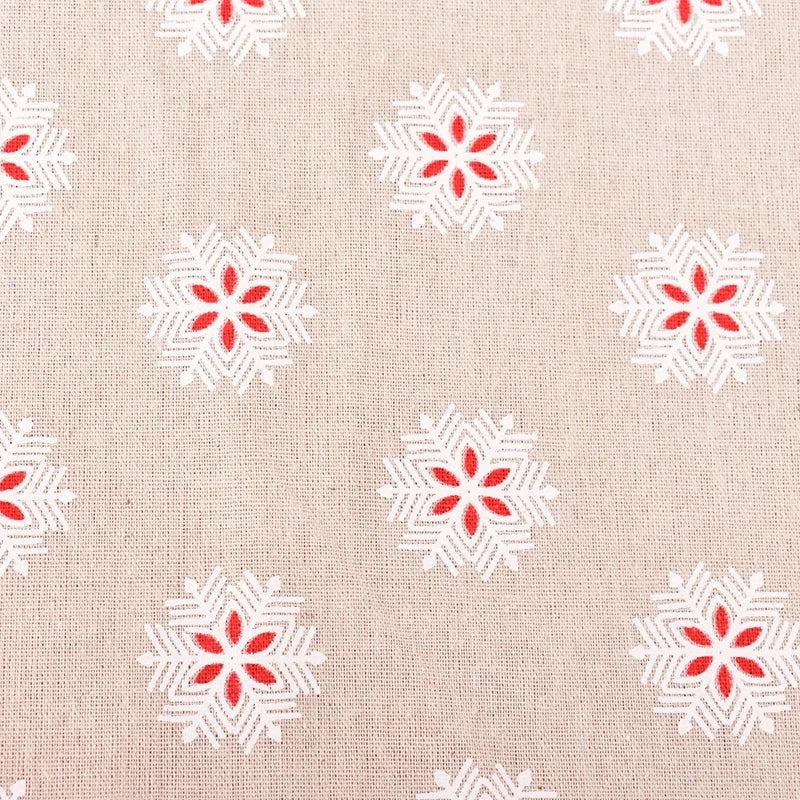 Printed Cotton Linen Fabric