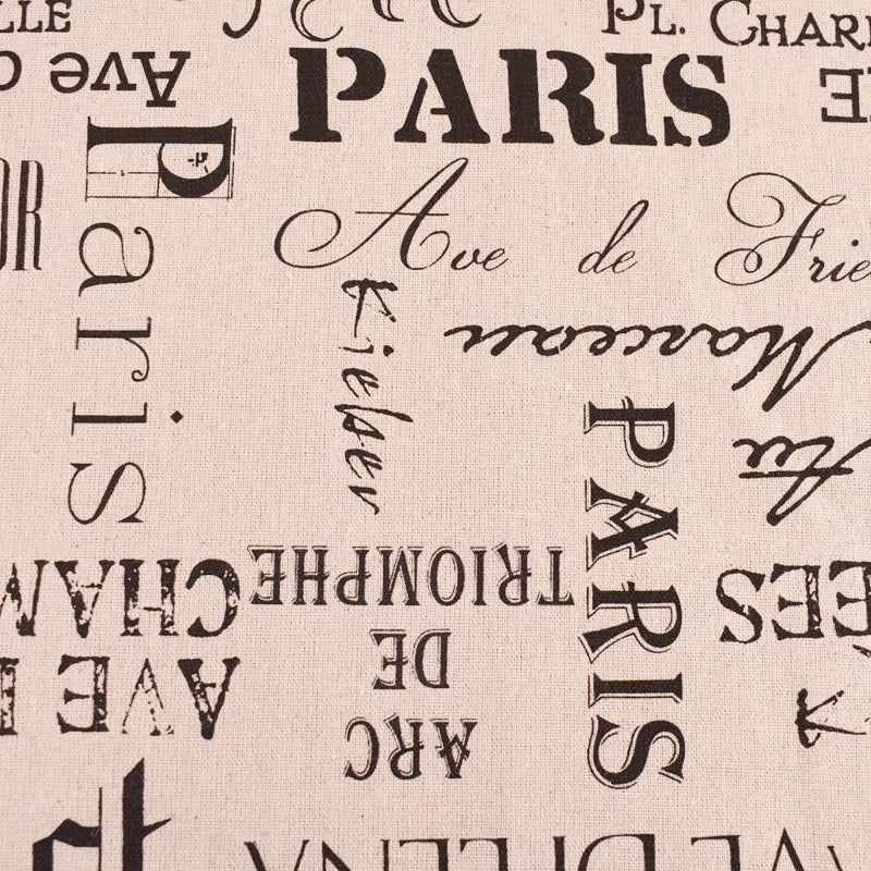 Printed Cotton Linen Fabric