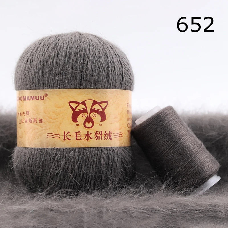Extra Soft Plush Mink Hair Yarn