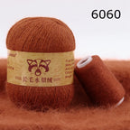 Extra Soft Plush Mink Hair Yarn