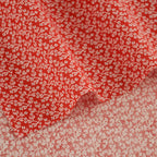 Lovely Fresh Red Printed Cloth 100% Cotton Fabric