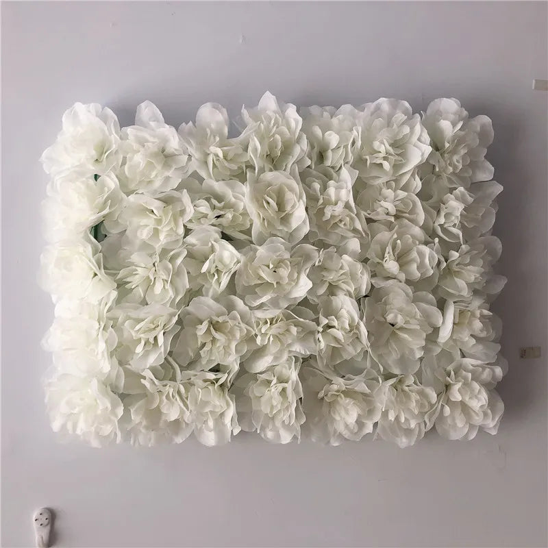 Artificial Flower Wall Panels Backdrop
