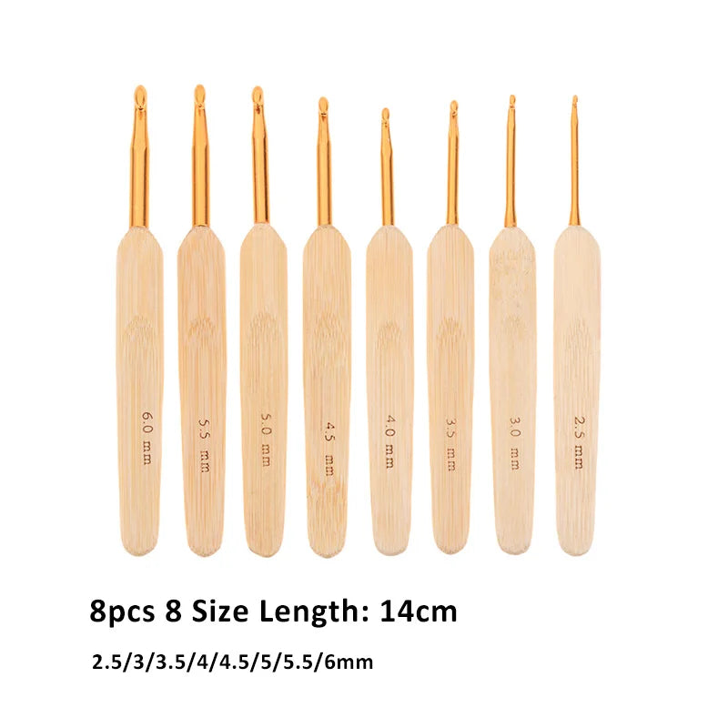 36pcs 18 Size Knitting Needles/Crochet Hook