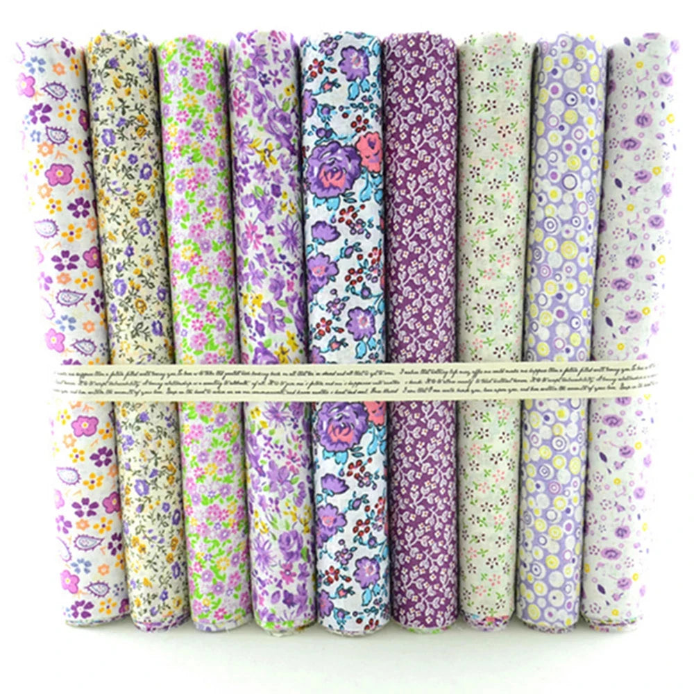 Quilting Fabric, 9/10/50 PCS 19.7x19.7 Inches Cotton Bundle Fat Quarter