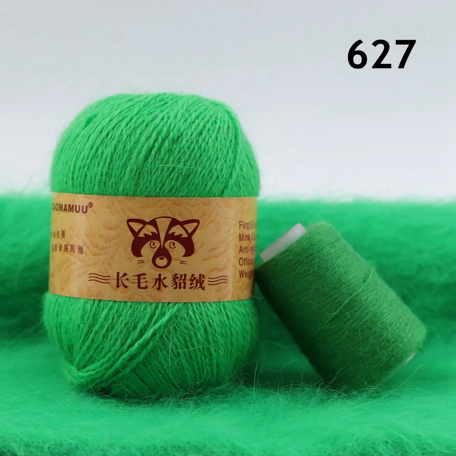 Extra Soft Plush Mink Hair Yarn