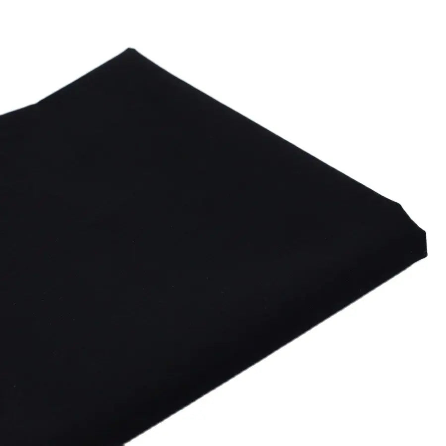 Pure Black Cotton Fabric
