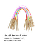 36pcs 18 Size Knitting Needles/Crochet Hook