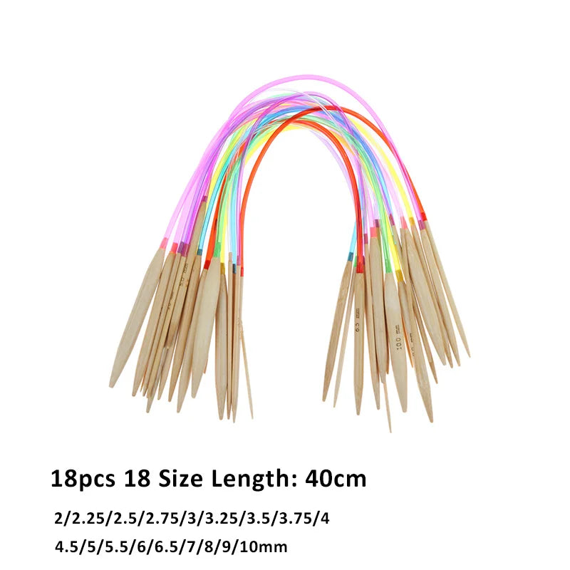 36pcs 18 Size Knitting Needles/Crochet Hook