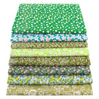 8 PCS Pack Square Multicolor Printed Cotton Fabric