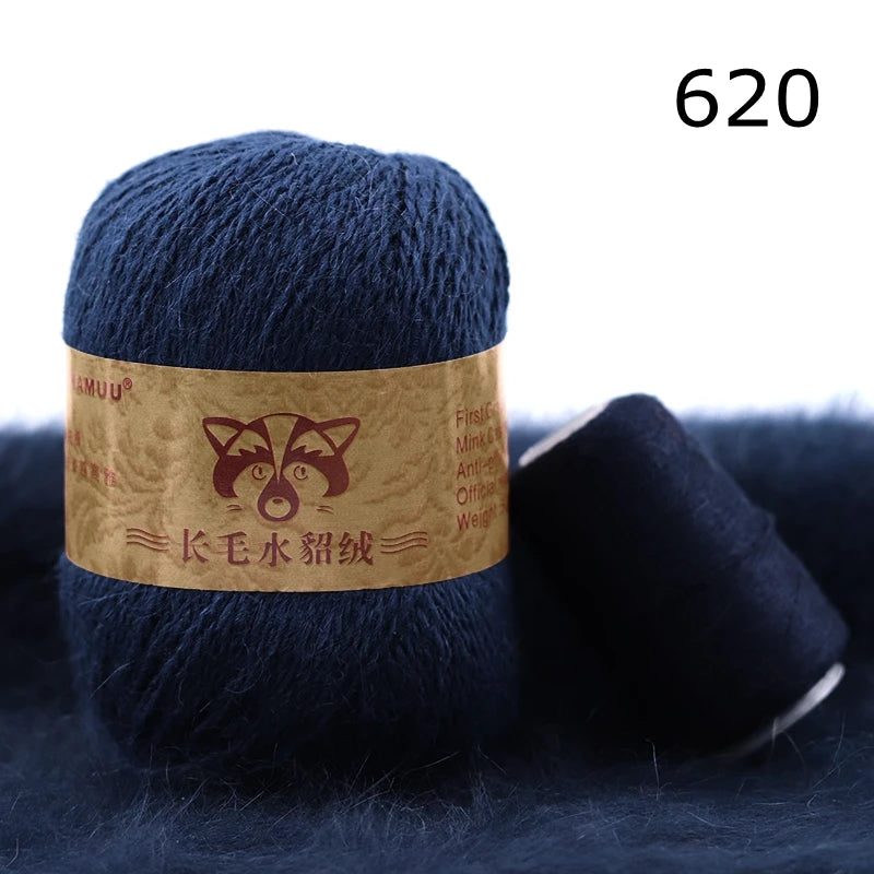 Extra Soft Plush Mink Hair Yarn