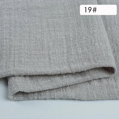 Plain Cotton Gauze Linen Fabric