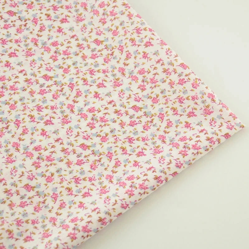 Thin Classical Flowers Design 100% Cotton Fabric