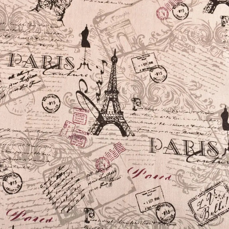 Printed Cotton Linen Fabric