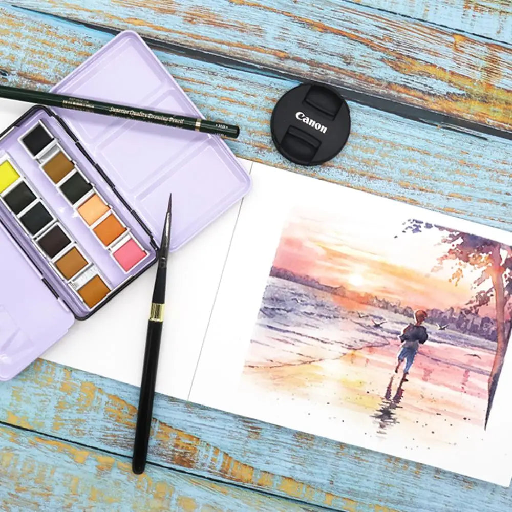 12Sheet 230gsm Watercolor Sketchbook