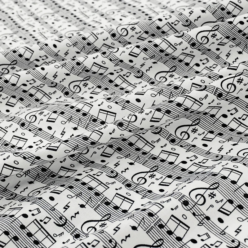 Musical Note 100% Cotton Fabric