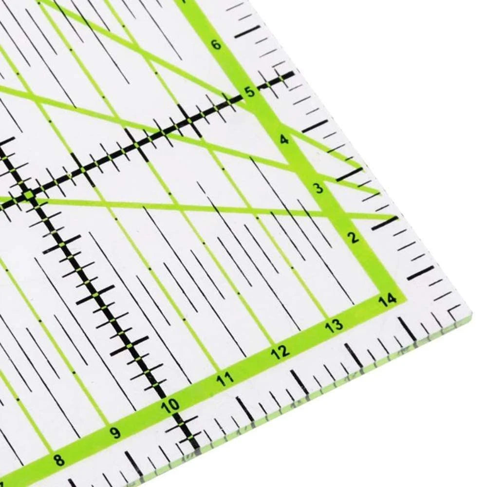 15cm Quilting Patchwork Ruler Fabric