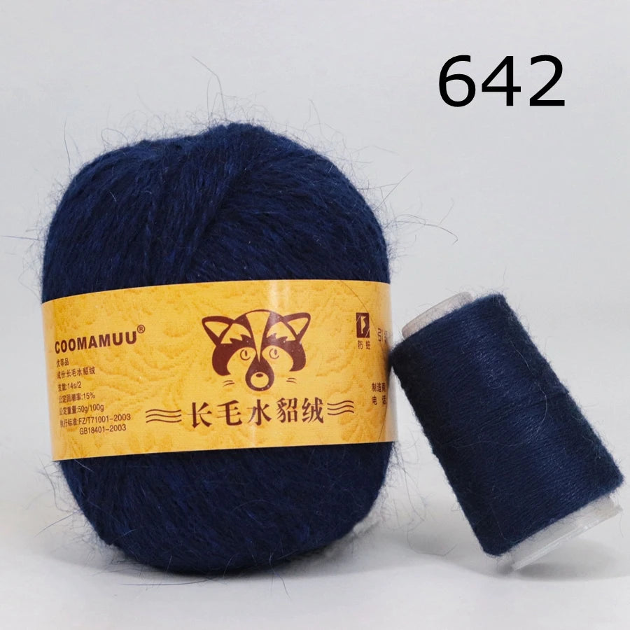 Extra Soft Plush Mink Hair Yarn