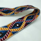 1yard Ethnic Trim Embroidered Webbing