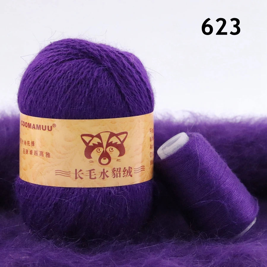 Extra Soft Plush Mink Hair Yarn