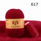 Extra Soft Plush Mink Hair Yarn