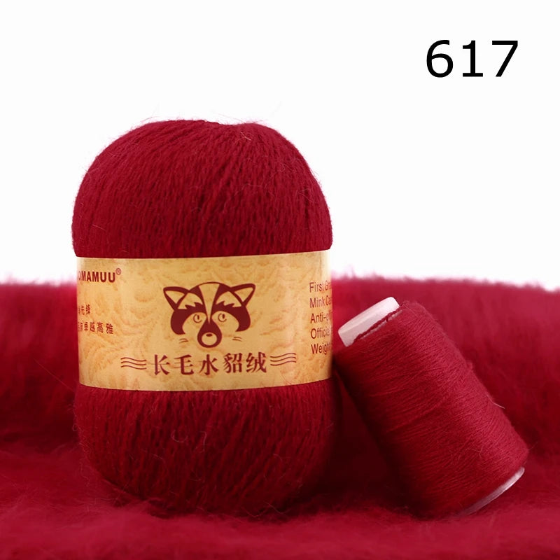 Extra Soft Plush Mink Hair Yarn