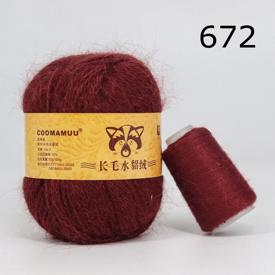 Extra Soft Plush Mink Hair Yarn