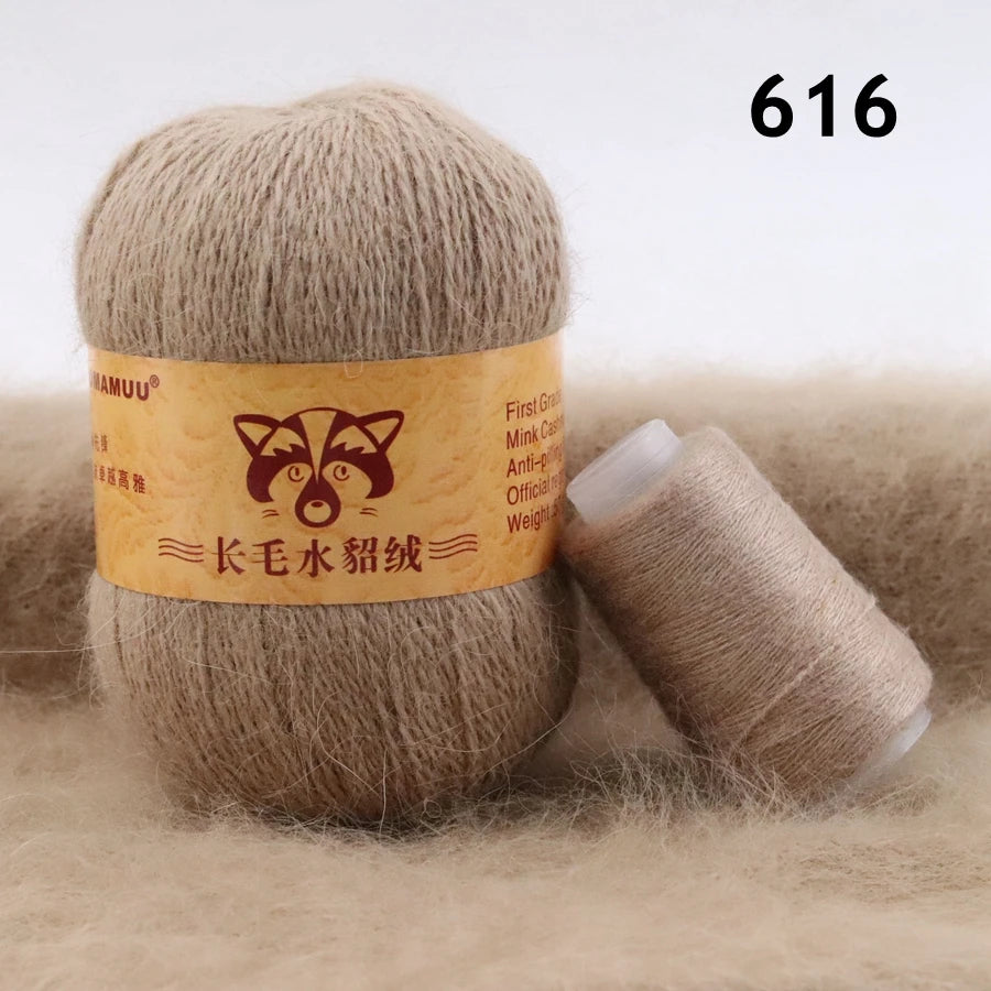 Extra Soft Plush Mink Hair Yarn