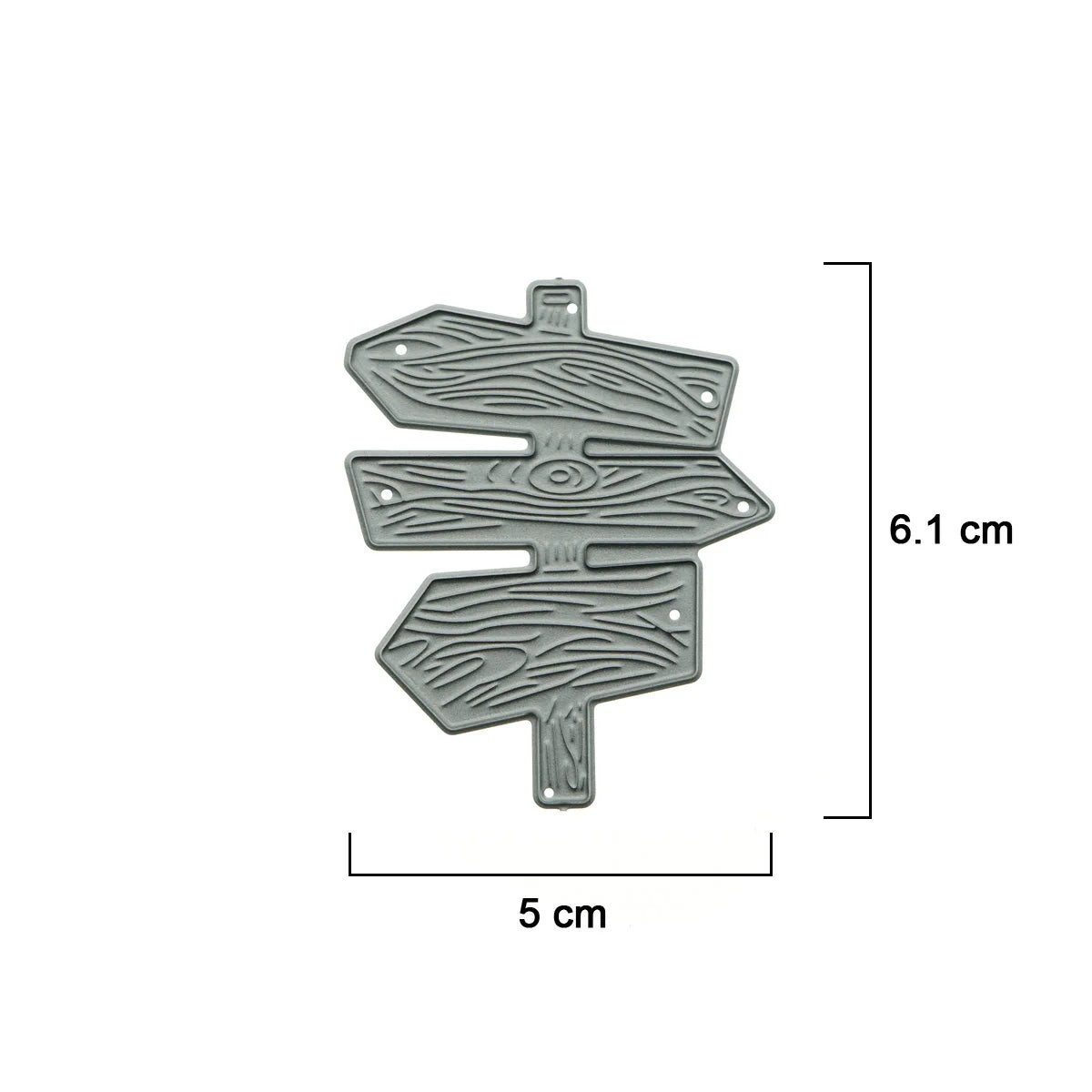 VIntage Wooden Direction Sign Board Pattern Metal Cutting Dies Scrapbooking