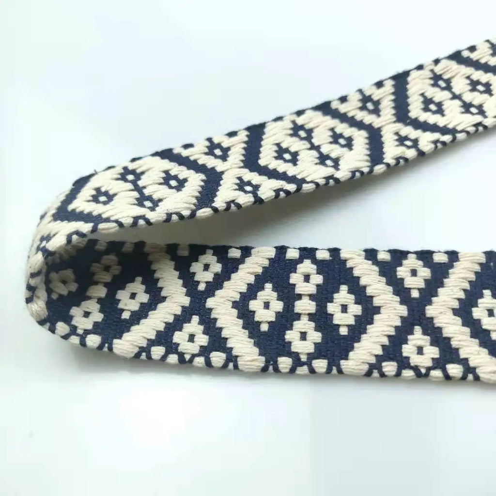 Exclusive Cotton Webbing Geometric Patterns