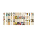 30Pcs Scrapbook paper Retro Butterfly Week month