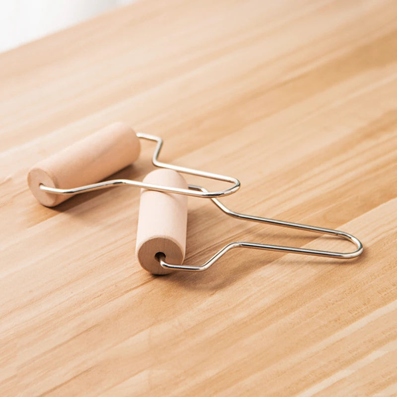 Pottery Art Solid Wooden Pushing Clay Roller