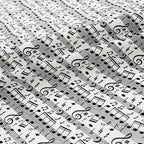 Musical Note 100% Cotton Fabric
