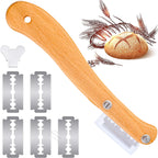 Bread Lame Wooden Handle Bread Slashing Tool