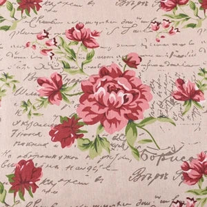 Printed Cotton Linen Fabric