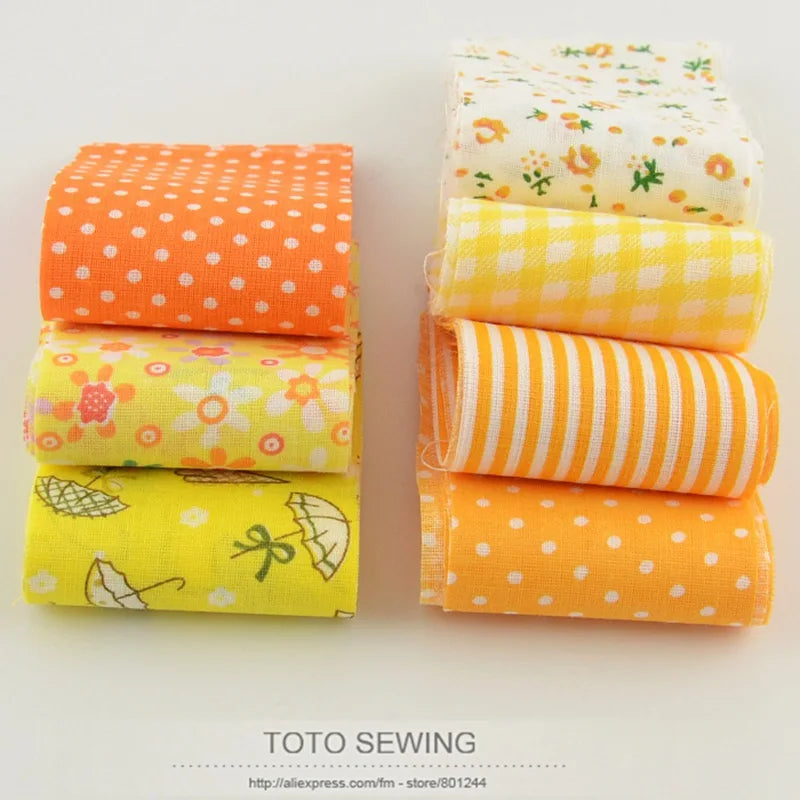 7pcs/lot 5cm x100cm quilting patchwork jelly roll fabric