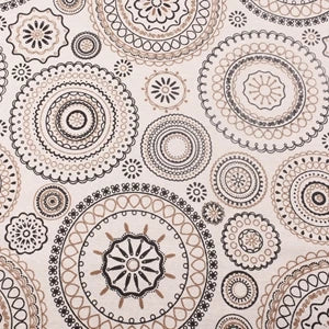 Printed Cotton Linen Fabric
